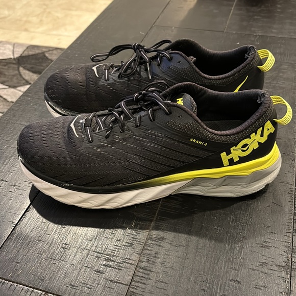Hoka Shoes Hoka Running Shoe Athletic Men Arahi 4 Black Sneaker